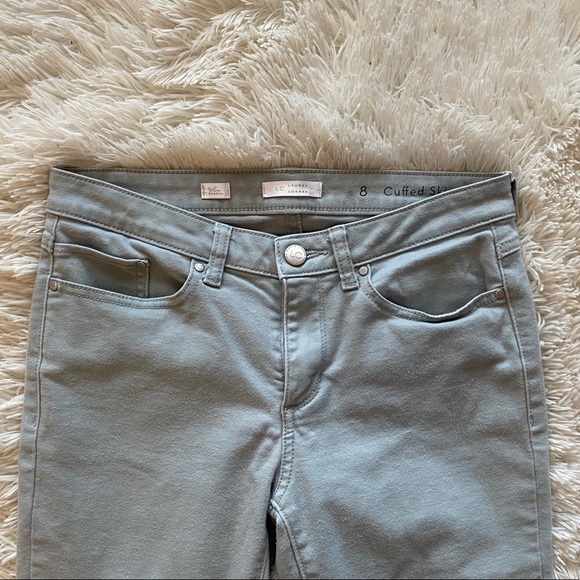 LC Lauren Conrad Cuffed Skinny Ankle Jeans - Picture 3 of 7